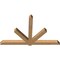 Ekena Millwork Kennewick Timber Gable Bracket, Western Red Cedar, 96"W x 60"H x 5 1/2"D x 5 1/2"F, 15/12 Pitch GBW096X60X0606KEN00SWR - alternate 5